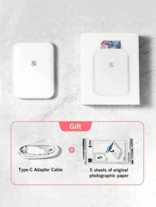 HPRT MT53 Mini Portable Pocket Printer Wireless Photo Printer With 2x3 Inch Zink Color Photo Mobile Bluetooth Handheld For Photo Printing Machine - Multicolor - View 9