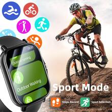 2025 NEU 4,65 cm (1,83 Zoll) HD Touchscreen Smartwatch für Damen und Herren, 220mAh Langanhaltender Akku, Handy Wählen/Empfangen, Schrittzähler, Kalorienverbrauch, Mehrere Sportmodi, Nachrichten- und Anrufbenachrichtigung, Multifunktions-Smartwatch, Sportliche Smartwatch kompatibel mit Android/iOS