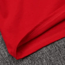 Men's Plain Tank Top New Arrival Comfortable Premium Cotton Gym Top Lightweight Durable - 紅色 - 查看 3