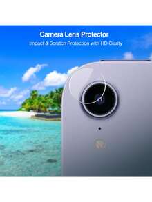 1片隐私磨砂屏幕保护膜，包含1片摄像头镜头保护膜，兼容第12/11/10/9/8/7/6/5代、10.9英寸/10.2英寸/9.7英寸平板电脑，包括Air8/Air7/Air6/Air5/Air4/Air3/Air2/Air1/Pro 9.7/Pro 10.5。PET材质屏幕保护膜，平板电脑屏幕保护必备，适合日常、办公、家庭使用，防水、防震、防刮擦。 - 1+1 - 查看 10