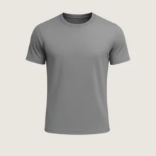 Camisa  Masculina Esportiva Tecido Colmeia – Leve, Respirável, Secagem Rápida para Academia e Corrida - Cinza - Visão 2
