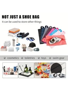 Shoe Bags For Travel, Travel Shoe Bags For Packing, Portable Travel Shoe Storage Bag, Colorful Dance Shoe Organizer Bags With Zipper Closure And Handle, Men's And Women's Travel Gifts Travel Organizer Drawstring Shoes Pouch Shoes Cover Dust-Proof For Men For Women Packing Cubes Travel Essential Cruise Essentials Vacation Essentials