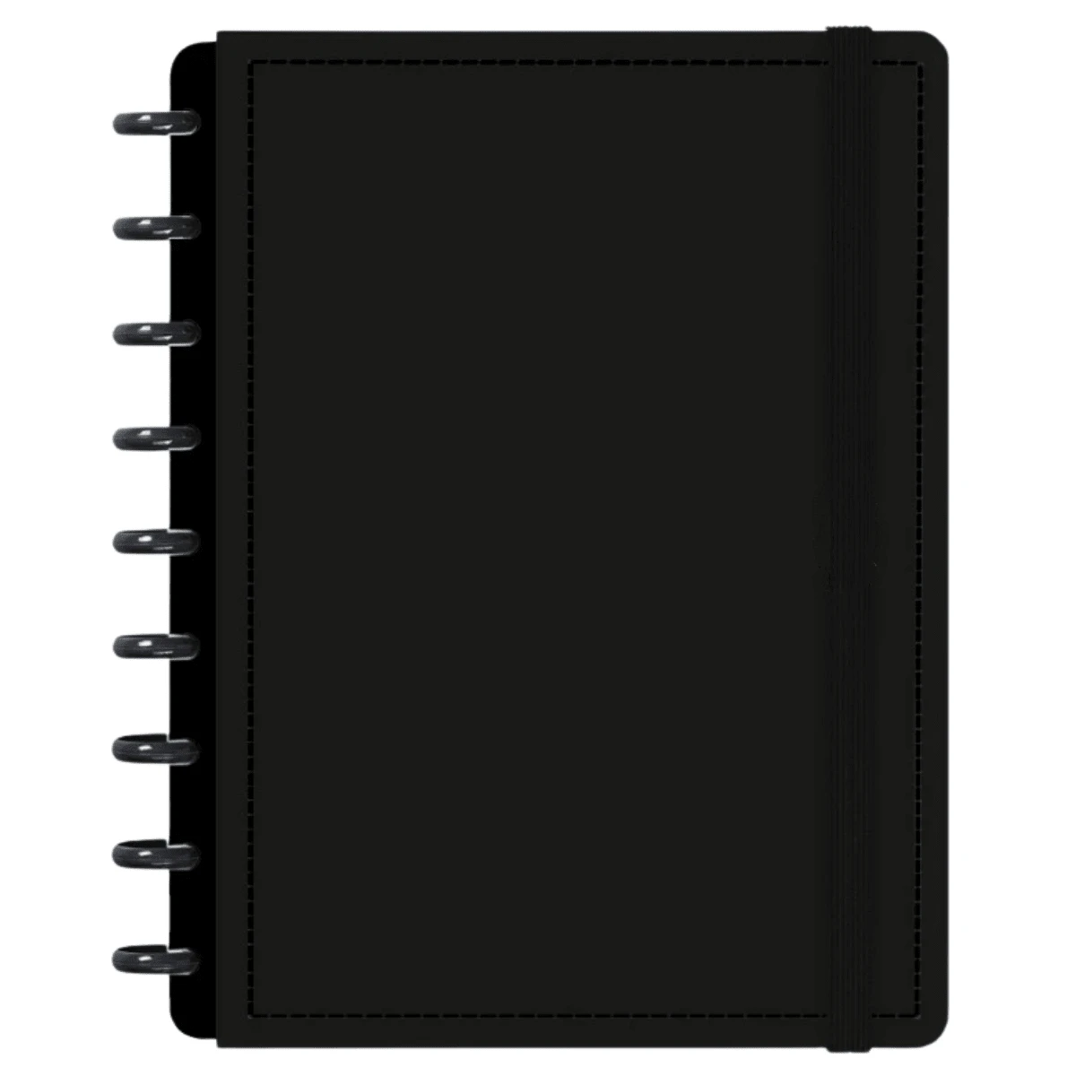 A5 Smart Notebook With Removable Discs – 80 Sheets For Studies, Drawings, Notepad, Planner, Diary, ETC. - 黑色 - 查看 1