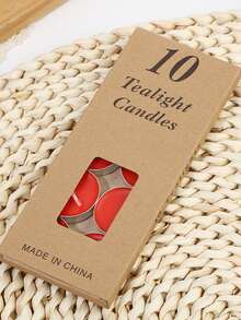 50pcs/10pcs Round Mini Aluminum Shell Butter Tea Wax Theme Holiday Decoration Proposal Candle Decoration, Hotel Tea Brewing Insulation Small Candle Multi-Color Round Tea Candle, Romantic Handmade Candle, Wedding Party Home Decoration Gift