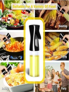 1pc 200ml/300ml/500ml Household Kitchen PP Spray Bottle, Oil Control Spray, Reduce Oil, Suitable For Grill Pan, Air Fryer, Olive Oil Etc., Can Spray Olive Oil, Soy Sauce And Vinegar - Ideal For Air Fryer, Grilling, Salad And Baking - Kitchen Gadget, Olive Oil Spray Bottle - Multicolor - View 10