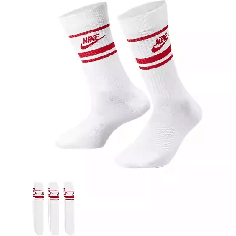 Unisex Nike NSW Everyday Essential Crew Socks - White - View 1