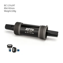ZTTO 方孔自行车中轴，BSA80x142 BB96 100x155 100x177mm，适用于方孔曲柄组、胖胎车、雪地车曲柄组配件 - 彩色 - 查看 9