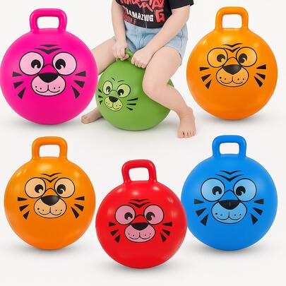 Bola Pula Pula Inflável infantil elastica brinquedo educativo divertido criativo menino menina 50 cm