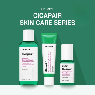 Dr.Jart+ + Centella Asiatica 3-Piece Set  - Hydrating, Barrier-Strengthening, Sensitive Skin Care