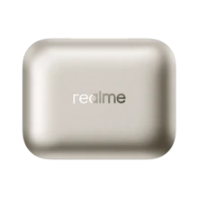 Realme Buds Air 7 真無線耳機，12.4mm 超大鈦金屬低音驅動單體，52dB 智慧主動降噪，Hi-Res 與 LHDC 5.0 音訊，最高 52 小時續航，360° 空間音效 - 金色 - 查看 4