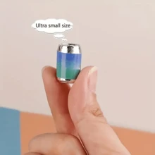 7pcs Mini Beverage Machine Set, Includes 1 Beverage Dispenser And 6 Canned Realistic Mini Beverages With Pull Rings, Suitable For Dollhouse Supermarket Small Models, Creative Scene Photography Props, Ideal Collector's Gift, Kitchen Accessories, Dollhouse Decor, Cute And Durable Ornament, Applicable For Room Decor, Micro-Landscape Decor, Dollhouse Accessories, Desktop Decoration