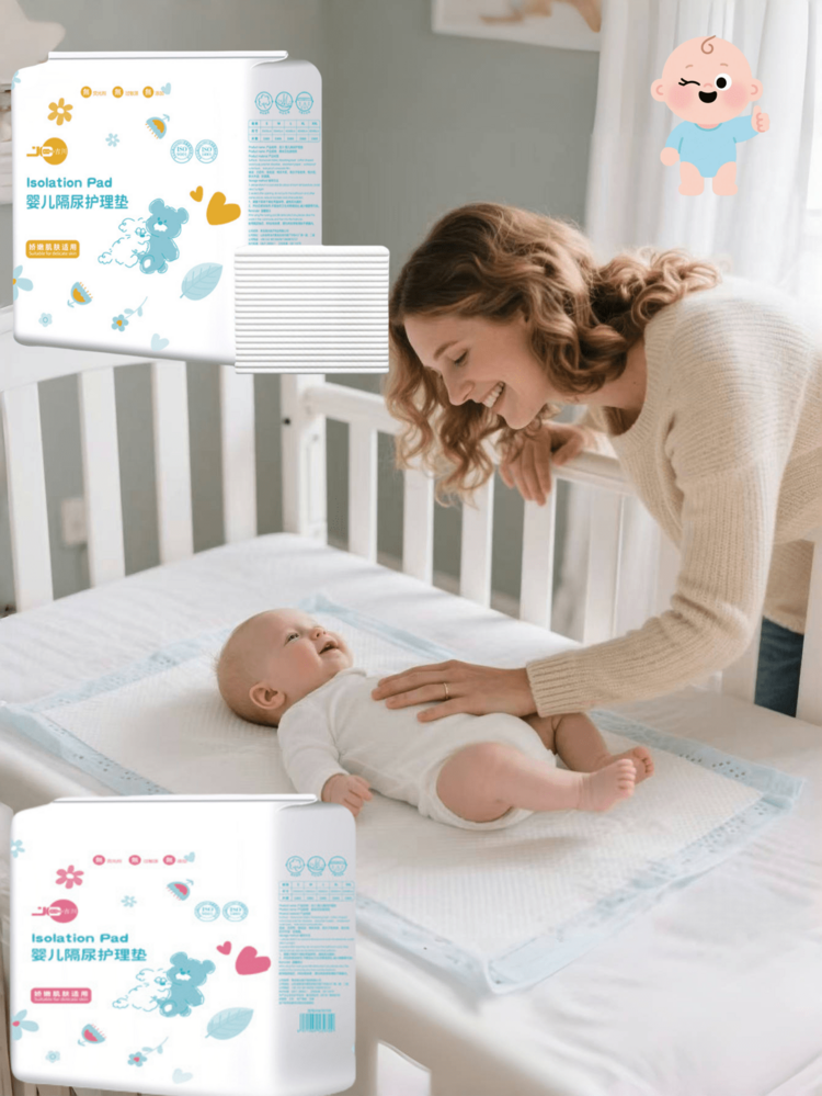 12/20/30/50/70 Pcs Disposable Breathable Non-Woven Baby Changing Pads, Comfortable And Breathable Without Being Stuffy, SAP Molecules Absorb Instantly, Lock In Moisture And Are Not Easily Penetrated, Soft And Skin-Friendly, Baby- Material, Multifunctional Maternal And Infant Changing Pads, Large Capacity, Large Packaging, Limited Time Offer - Multicolor - View 1