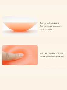 4/2 Packs Women's Silicone Butt Lift Pads - Self-Adhesive, Hand Washable, Nude - Great For Yoga, Fitness And Skiing, Solid Bra Accessories - Multicolor - View 6