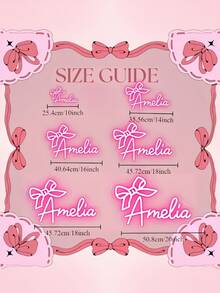 Đèn neon tên hình nơ hồng tùy chỉnh - Đèn LED trang trí tường cá nhân hóa, dùng nguồn USB, hoàn hảo cho phòng ngủ, bàn trang điểm, phông nền tiệc - Món quà lý tưởng cho Ngày Valentine, Kỷ niệm và Sinh nhật; Món quà hoàn hảo cho bạn gái, vợ, con gái, cô dâu, Giáng sinh, Lễ Tạ ơn và Halloween., Trang trí nhà cửa phòng khách - Nhiều màu - Xem 6