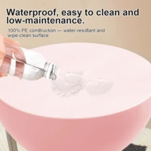 Lift-Top Side Table With Storage - Bedside End Table With Openable Lid, Small Nightstand For Bedroom & Living Room | Multi-Functional Coffee Table With Hidden Compartment, Compact Sofa Side Table - Pink - View 6