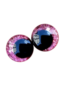 16pcs 14mm 3d Sparkling Safety Eyeballs, Diy Eyes For Crochet, With Bowl Washers, Moon Crochet Amigurumi Eyeballs, For Crochet Animal Craft Eyeballs, Plush Crochet Eyeballs For Craft Halloween Decorations - Multicolor - View 21