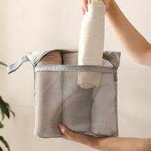 3pcs/Set Travel Compressed Packaging Cube, Travel Bag Luggage Organizer, Travel Essentials Carry-On Suitcase Compressed Cube - Multicolor - View 10