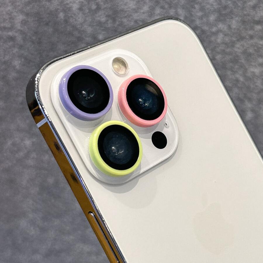 5件套混合夜光陶瓷相机镜头保护膜，适用于iPhone11-16，防刮，荧光色，完美贴合 - 提升手机外观！夜光相机镜头保护膜适用于Apple 11/12/13/14/15/16/16 Plus/16 Pro/16 Max系列，防水防震防摔防指纹全覆盖，适用于日常防护、办公室、家用手机相机盖，防刮