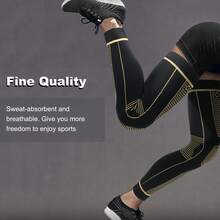 2pcs Copper Ion Sports Knee Pads & Leg Sleeves, Knee & Calf Protection For Basketball, Football, Cycling, Tennis