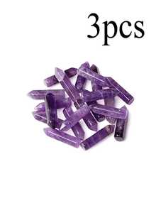 QYDCX 3/5/10 Peças Conjunto de Cristais e Pedras de Ametista Naturais para Cura, Polidos e Talhados, Pedras Preciosas Hexagonais a Granel para Equilíbrio de Energia Reiki, Chakra e Meditação, Presente de Terapia