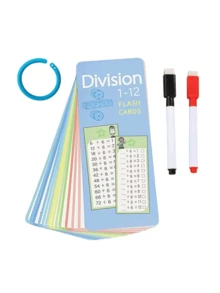 1 conjunto de cartões de tabuada, ferramenta de autoaprendizagem matemática, treinamento matemático Montessori, auxílio para o ensino de matemática, cartões de adição interativos e reutilizáveis, cartões de dupla face com linhas numéricas - 2 canetas apagáveis - material à prova d'água, adequados para sala de aula e tarefas de casa, cartões de aprendizagem (alguns acessórios aleatórios), atividades, professores, materiais escolares, artigos de papelaria