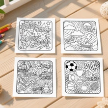 GDTME 1. Sách Tô Màu Nghệ Thuật: 24 Trang (Bìa Ánh Ngọc Trai) - Giấy dày hơn 120gsm được nâng cấp (Bao gồm 5 Hình Dán Ngẫu Nhiên), 7.9 x 7.9 inch, Sách Vẽ Giúp Giảm Căng Thẳng và Luyện Phối Màu, Món Quà Hoàn Hảo Cho Gia Đình và Bạn Bè Vào Giáng Sinh, Halloween, Lễ Tạ Ơn và Năm Mới - 20x20cm 24 trang - Xem 10