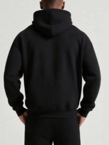 Men's Sweatshirt Long Sleeve Letter Print Fashionable Loose Style Casual Sweatshirt NEW YORK Letter Graphic Casual Sweatshirt, For Going Out, For Husband, Black Sweatshirt, NEW YORK Sweatshirt - Black - View 2