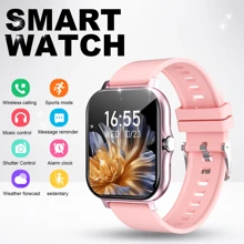 Full Touch Smart Watch: Supports Wireless Calling, Pedometer, Music Control, Games And Fitness Functions, Compatible With Android/IOS Phones, Suitable For Both Men And Women. Equipped With 180mAh Battery, An Ideal Gift Choice For New Year, Valentine's Day, Easter, Mother's Day, Father's Day, Halloween, Thanksgiving And Christmas.