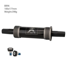 ZTTO 方孔自行车中轴，BSA80x142 BB96 100x155 100x177mm，适用于方孔曲柄组、胖胎车、雪地车曲柄组配件 - 彩色 - 查看 10