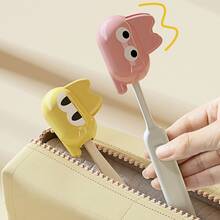 1pc/3pcs Toothbrush Holder Clip, Portable Toothbrush Protective Case, Travel Toothbrush Head Cover, Toothbrush Protector Case, Plastic Clip Suitable For Home, Travel, Camping, Bathroom, School, Business, Home Bathroom Decor - Multicolor - View 5