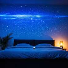 مصباح ليلي مع عارض نجوم المجرة الذكي بتأثير موجة المحيط و7 أوضاع تغيير لون - إضاءة سماء النجوم الزرقاء لغرفة النوم و منزل السينما، هدية عيد الأم، مصباح زخرفي بتغذية USB، جو استرخاء، تصميم أنيق، بناء متين، هدايا المتسوقين