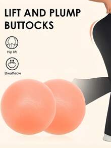 4/2 Packs Women's Silicone Butt Lift Pads - Self-Adhesive, Hand Washable, Nude - Great For Yoga, Fitness And Skiing, Solid Bra Accessories - Multicolor - View 5