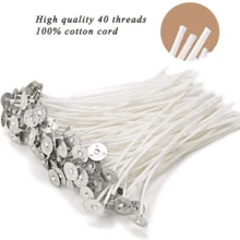 1 Piece 12cm/20cm Candle Wick, Modern White Candle Wick, DIY Candle Making - View 2