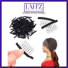 03 Units Of Comb For Making Wigs, Front Lace And Hairpieces, Clips For Wigs, For Hair Extensions - màu đen - Xem 1