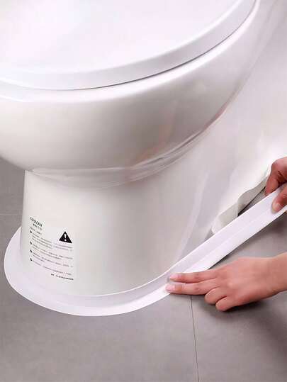 1 Roll Mold-Resistant PVC Self-Adhesive Sealing Tape, Waterproof Anti-Moisture Caulk Tape Sealant, Durable Acrylic Adhesive, Suitable For Bathroom Tub, Toilet, Kitchen Sink, Wall Stain Sealing