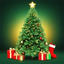 6FT Premium Artificial Christmas Tree, Lush Pine Branches With Metal Stand, Easy Assembly Xmas Decor For Home, Holiday Gift Included Home Decor Christmas Decorations Room Decor - Multicolor - View 5