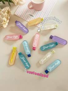 2/3pcs Personalized Name Hair Clips, Name Edge Clips, Customized Hair Clips, Girls Hair Clips, Birthday Gift, Princess Hair Clips, Mother's Day Gift, Valentine's Day Gift, Grandma Gift, Bridesmaid Gift, Bridal Shower Gift, Wedding Gift,Vacay Vibe Au - Multicolor - View 5