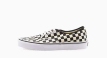 Authentic Canvas Sneakers, Unisex Low‑Top Skate Classic Shoes, Vans Sneakers For School And Work ( VN000W4NDI0) - 黑白棋盤格 - 查看 9