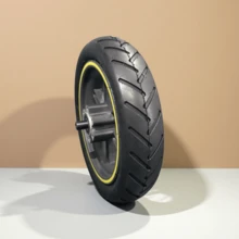 8.5 Inch Rear Rubber Wheel With Tyre For Scooter Pro Pro2 Electric Scooter Rubber Outer Tire With Inner Tube Rear Wheel For Pro Scooter Rubber Wheels 8.5 Inch Scooter Wheel Not Electrified