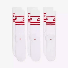 Unisex Nike NSW Everyday Essential Crew Socks - White - View 3