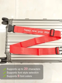 Personalized Luggage Strap, Customized Name Luggage Strap, Luggage Identification Belt, Luggage Fixing Strap, Luggage Waist Belt, Luggage Wrapping Strap