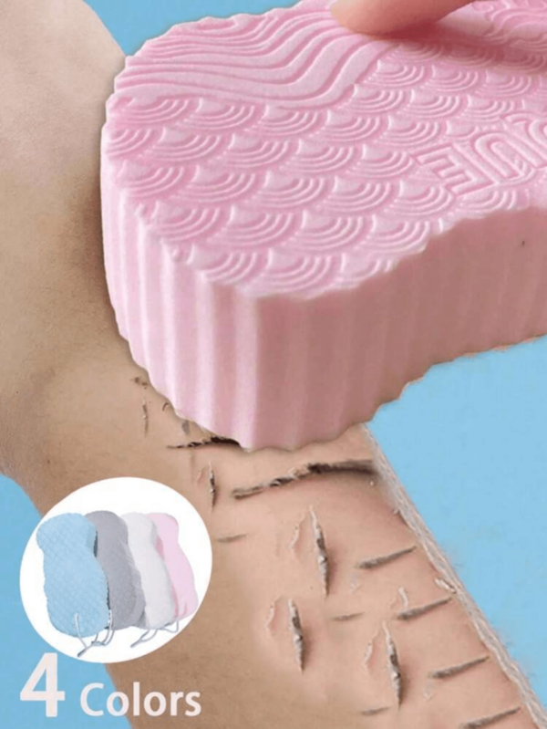 1pc Bathroom Scrubbing Sponge, Dead Skin Scrubbing Towel, Painless Scrubbing Sponge, Painless Cleaning Sponge, Bathing Ball, Summer Accessory, Soft Bathing Sponge Suitable For Adults Without Skin Irritation (Color Random)
