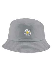 Women's Casual Bucket Hat Perfect Gift For Friends For Daily Wear - 灰色 - 查看 1