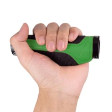 Puños de manillar de bicicleta ZTTO Ergonómicos con bloqueo, antideslizantes con tapones, Agarre de manillar de bicicleta de montaña AG-42 de aleación + goma - Multicolor - Ver 3