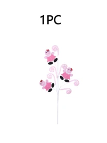 1/2/4/6 buc Crăciun roz turtă dulce om de zăpadă ramură decorare brad de Crăciun decorare turtă dulce Crăciun sărbătoare decorare casă decorațiuni de Crăciun camera decor iarnă