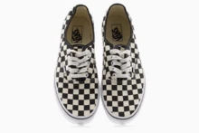 Authentic Canvas Sneakers, Unisex Low‑Top Skate Classic Shoes, Vans Sneakers For School And Work ( VN000W4NDI0) - 黑白棋盤格 - 查看 6