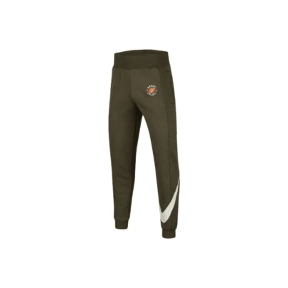  Nike Logo Printed Elastic Waist Cuffed Sweatpants For Kids - FV4008-386