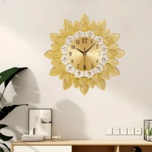 1pc Modern Silent Metal Wall Clock (33CM/13 Inch) - AA Battery Powered Decorative Clock, Stylish Design, Suitable For Living Room/Dining Room/Bedroom/Study Wall Mounted Decorative Clock, Ideal For Home Decoration Gifts Birthday Graduation Room Decor Clock Wall Bedroom Decor Dormitory Decor Back To School School Decor School Surprise School Supplies - Multicolor - View 17