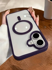 Estuche de carga magnético de lujo compatible con iPhone 17 16 15 14 13 12 11 Pro Plus Max Air XSmax XR X/Xs 7/8 Plus 7/8, estuche delgado de acrílico ultra claro