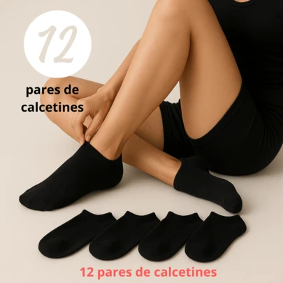  SL.MAX Calcetines tines para mujer, paquete de 12 pares concolores diferentes Blanco, azul, gris y negro, puedes elejis diferentes combinacions o un solo color  tines deportivos ligeros para cualquier deporte.